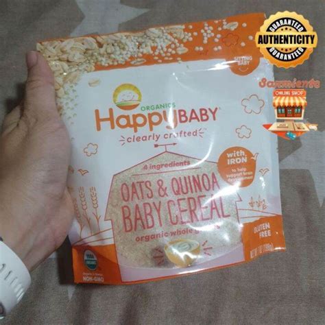 Happy Baby Organic Clearly Crafted Oatmeal Organic Cereal | Lazada PH