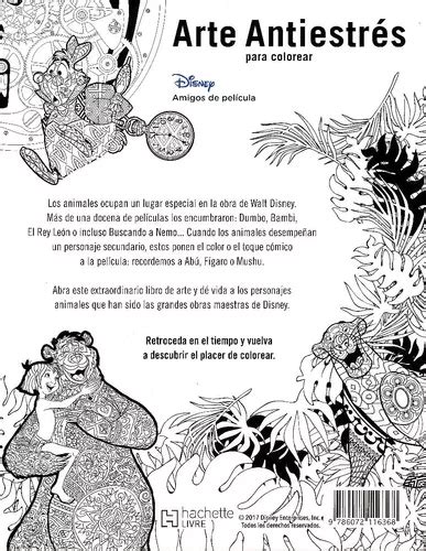 Arte anti estrés de Disney Amigos de Película Serie Arte antiestres