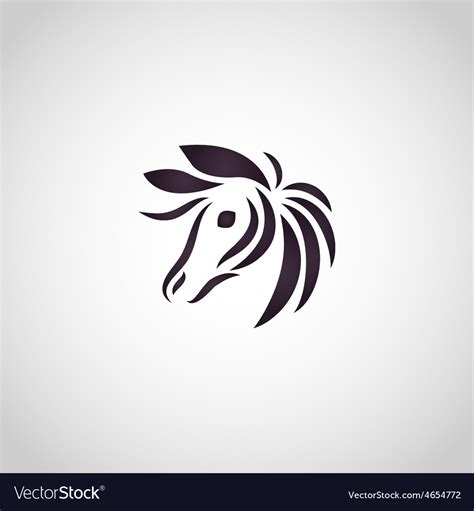 Donkey logo Royalty Free Vector Image - VectorStock