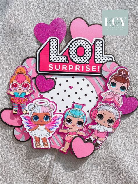 Personalised Lol Surprise Cake Topper Unique Items Products Etsy