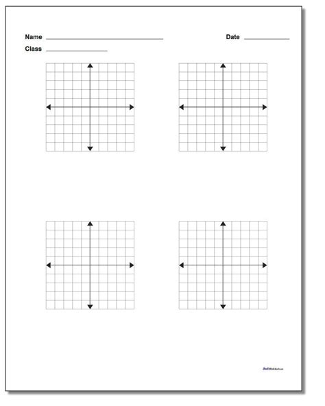 Free Coordinate Plane Worksheets