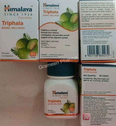 Himalaya Triphala Tablets at best price in Mumbai by Grameen Pharma LLP ...