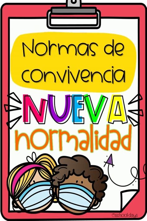 Carteles Convivencia Nueva Normalidad Materiales Educativos Para Maestras