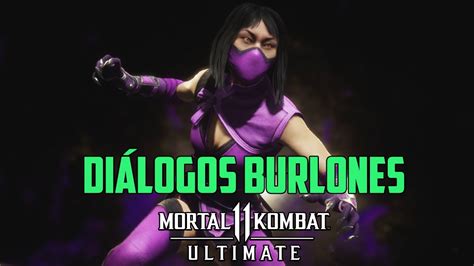 Mortal Kombat 11 Ultimate Mileena Diálogos Burlones Youtube