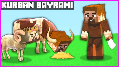 ARDA VE RÜZGARI KURBAN BAYRAMINDA KESİYORUZ Minecraft YouTube