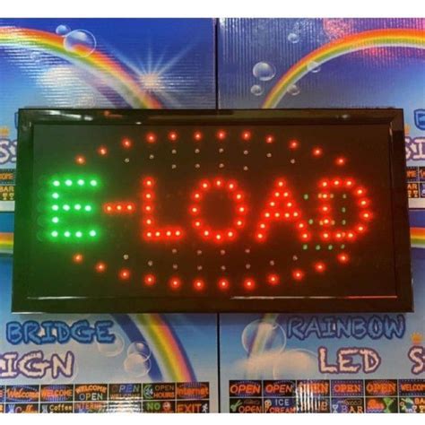 E Load Rainbow Bridge Led Signage New Small Large Size W Cm