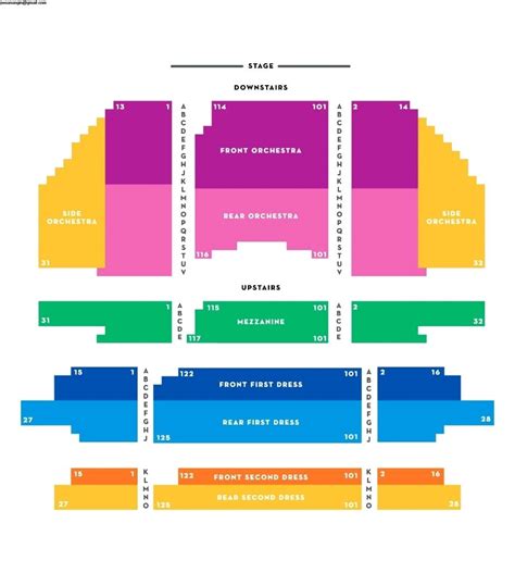 Toyota Oakdale Theatre Seating Chart