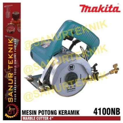 Jual Mesin Potong Keramik Atau Marble Cutter 4inch MAKITA 4100NB Atau