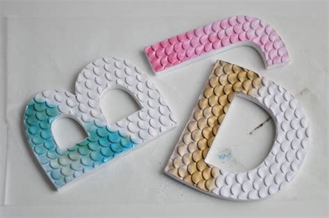 'Scaly' Polymer Clay Letters • this heart of mine