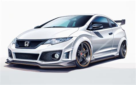 Premium AI Image | honda civic Generative AI