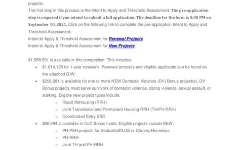 2021 NOFO Information Page Central Minnesota Housing Partnership