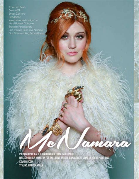 Katherine Mcnamara Afterglow Magazine October 2015 Issue • Celebmafia