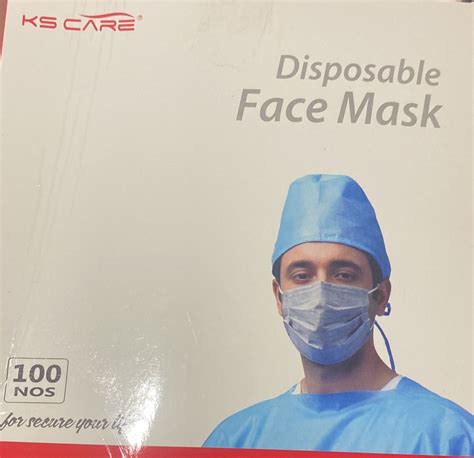 KS Care 3 Ply Disposable Face Mask At Rs 175 In Faridabad ID