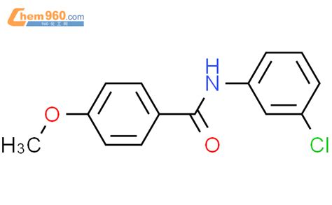 7465 93 2 N 3 氯苯基 4 甲氧基苯酰胺CAS号 7465 93 2 N 3 氯苯基 4 甲氧基苯酰胺中英文名 分子式