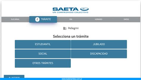 C Mo Sacar Turno Para Saeta Tramites Argentinos