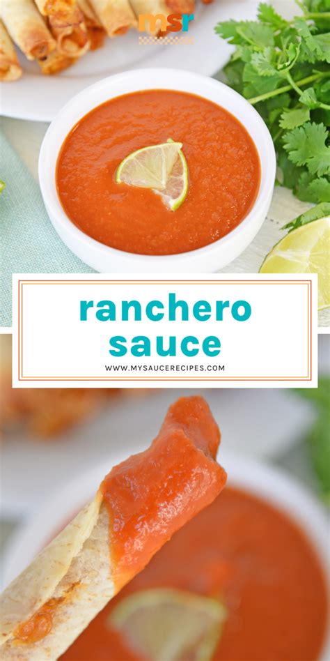 Easy Ranchero Sauce Homemade Sauce For Mexican Food