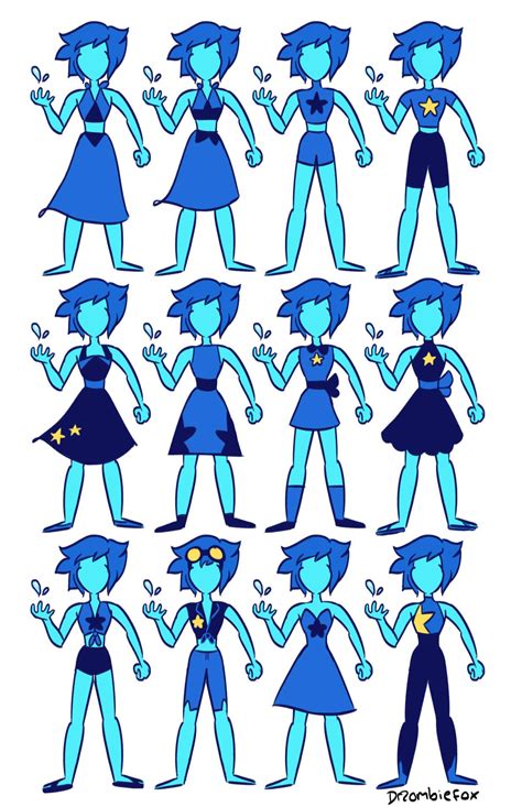 Lapis Lazulis Crystal Gem Outfits Steven Universe Steven Universe