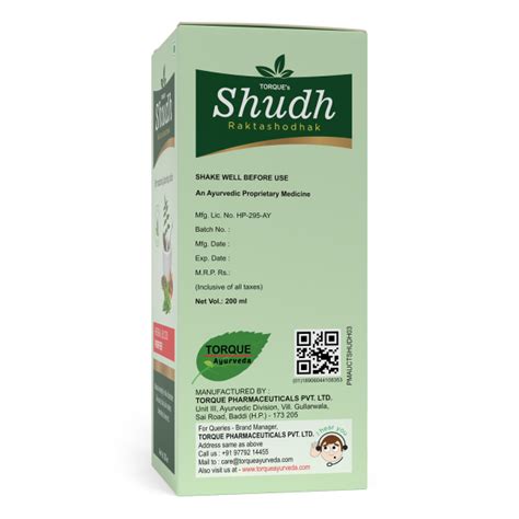 Torque Shudh Raktashodhak Herbal Blood Purifier Syrup Ml Online At