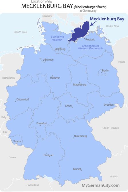 Mecklenburg Bay Map - Mecklenburger Bucht Map