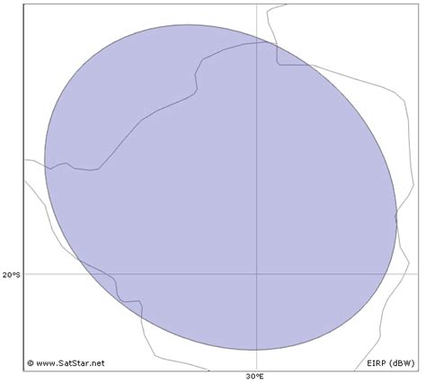 SatStar Net Africa Spot 52 Beam