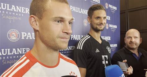 FC Bayern München Joshua Kimmich über Harry Kane und Leon Goretzka