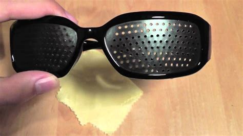 Pinhole Glasses Do They Work Review Overview Youtube