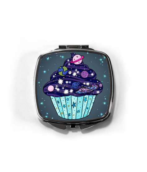 Cosmic Cupcake Compact Mirror