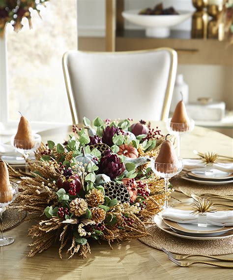 Autumn Harvest Table Decor | Rustic Garlands & Wreath