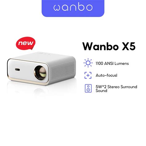 Jual Wanbo X Smart Proyektor Ansi Lumens P Decode K Auto