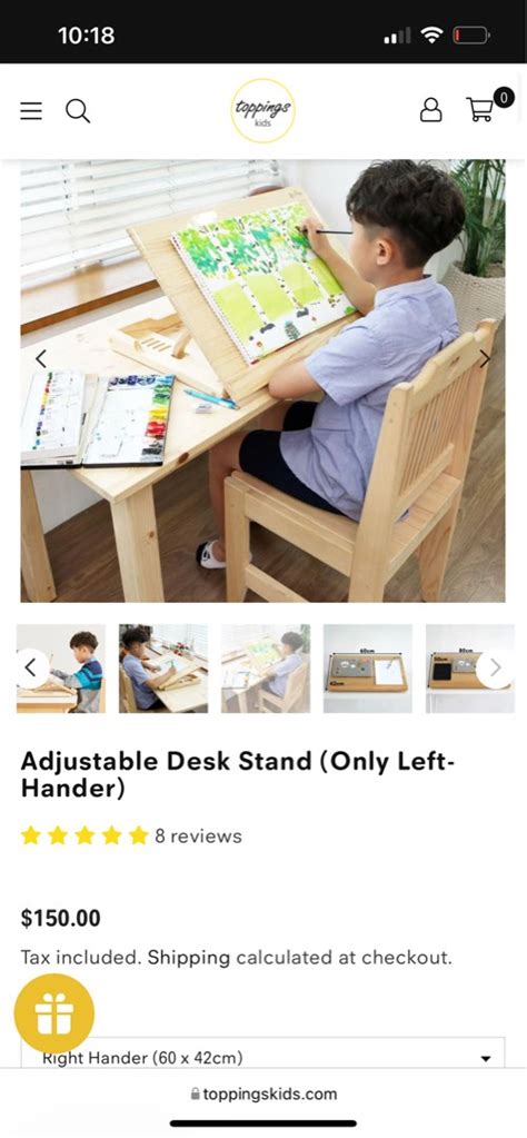 Adjustable desk stand, Babies & Kids, Baby Nursery & Kids Furniture ...