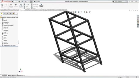 SolidWorks Tutorial For Beginners Exercise 36 Weldments YouTube