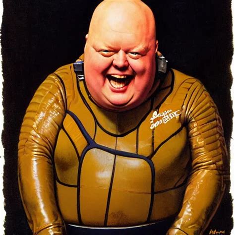 Upper Body Portrait Of Butterbean As Baron Harkonnen Stable Diffusion