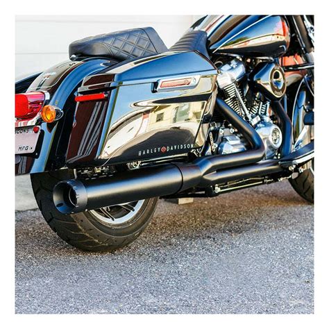 Firebrand Exhaust Monarch 2 Into 1 System For Harley Touring 2017 2024