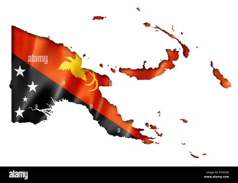 Papua New Guinea Flag Map And Meaning Mappr Off