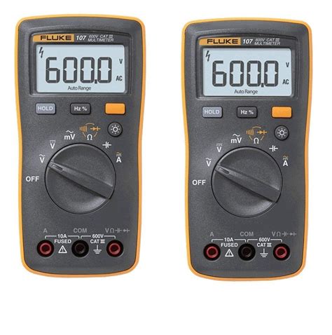 Fluke 107 Digital Multimeter 3 Digit Model Name Number FLUKEV107 At