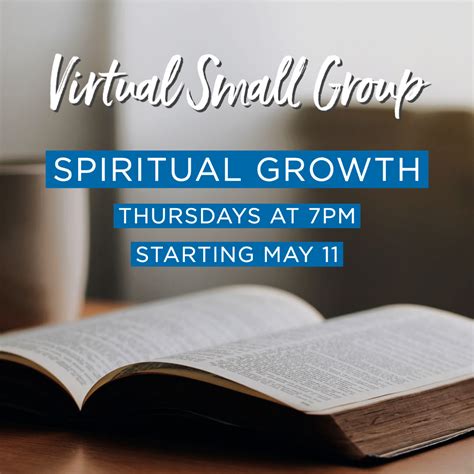 Spiritual Growth Virtual Small Group - Christ Lutheran Church