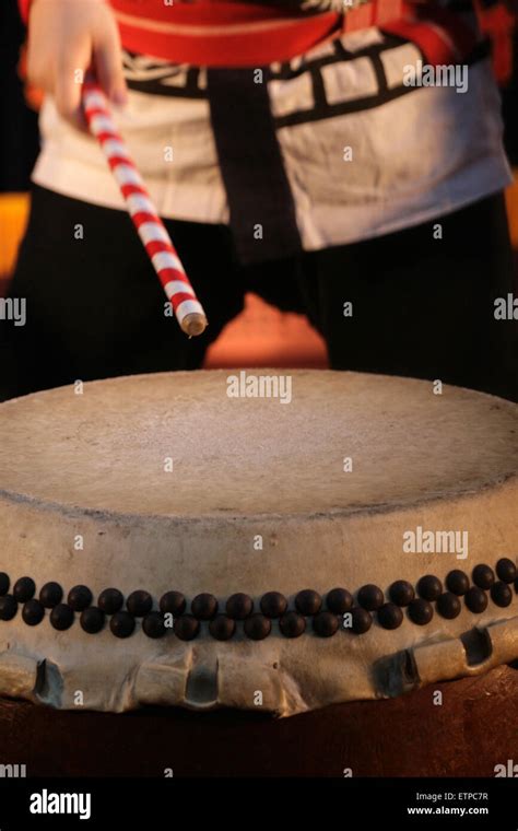 Stock image of Japanese Taiko Drum Stock Photo - Alamy