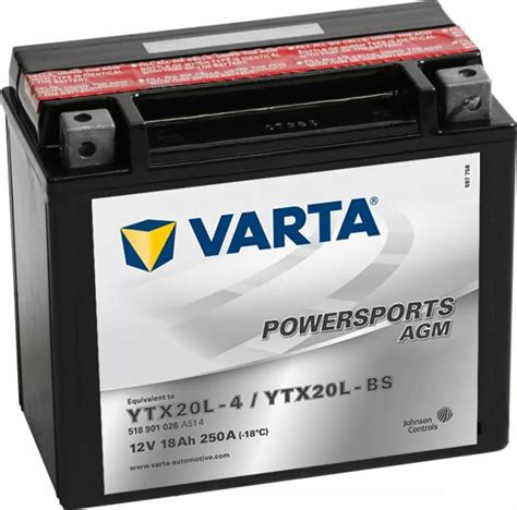 Varta Powersports Agm Ah Ytx L Ytx L Bs Skroutz Gr