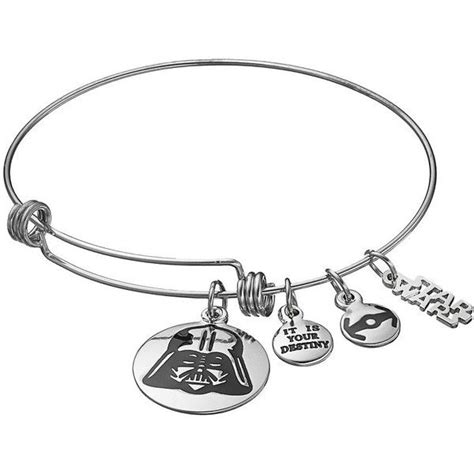 Star Wars Stainless Steel Darth Vader Charm Bangle Bracelet 75 Liked