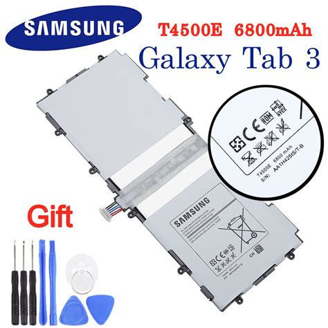 T4500e 6800mah Samsung Original Replacement Battery For Samsung Galaxy Tab 3 P5210 P5200 P5220