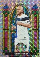 Teemu Pukki 2021 Mosaic Euro 7 Stained Glass SSP Price Guide