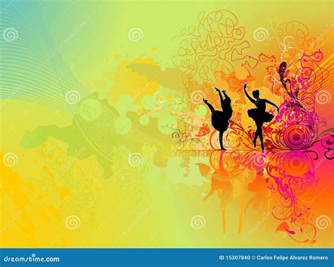 show dance illustration stock vector illustration  blur