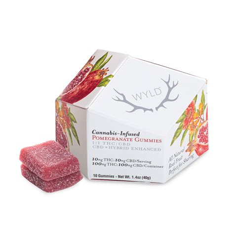 Wyld Raspberry Gummies 100mg Sativa