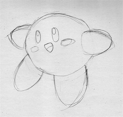 Kirby sketch by PrivatKitty on DeviantArt