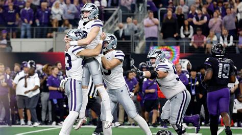 No 13 Kansas State Stuns No 3 Tcu In Big 12 Championship Ot Thriller