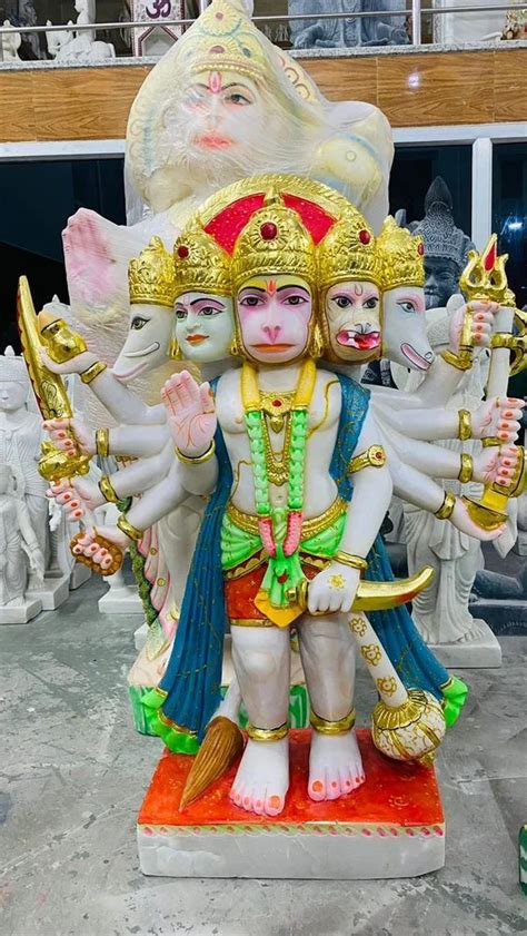 Marble Veer Hanuman Statue Temple 3 Feet At Rs 30000 In Kaman ID