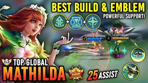 Powerful Support Mathilda Best Build Emblem Top Global