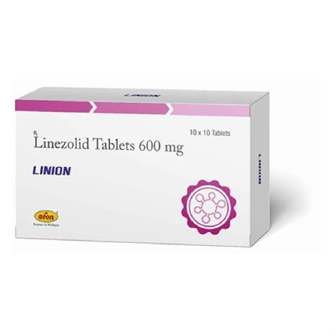 600mg Linion Linezolid Tablets Packaging Size 10X10 At Rs 356 Box In