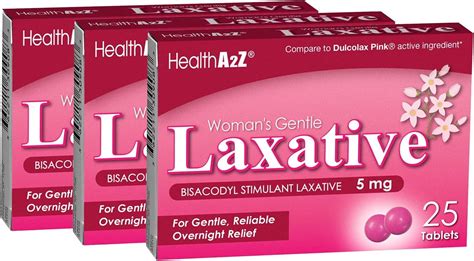 HealthA2Z Woman S Gentle Laxative Bisacodyl Stimulant Laxative 5mg