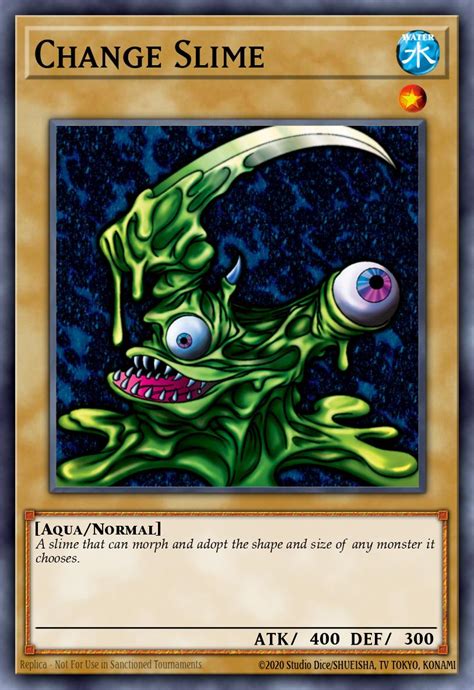 Change Slime Yu Gi Oh Card Database Ygoprodeck